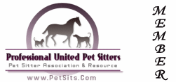 Member of Professional United Pet Sitters